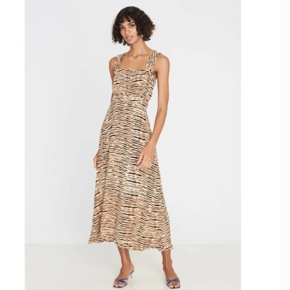 Faithfull the Brand Dresses & Skirts - Faithfull The Brand Saint Tropez Midi Dress Animal 2